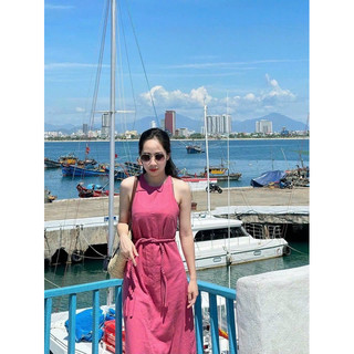 [DTB] Đầm maxi suông sát nách