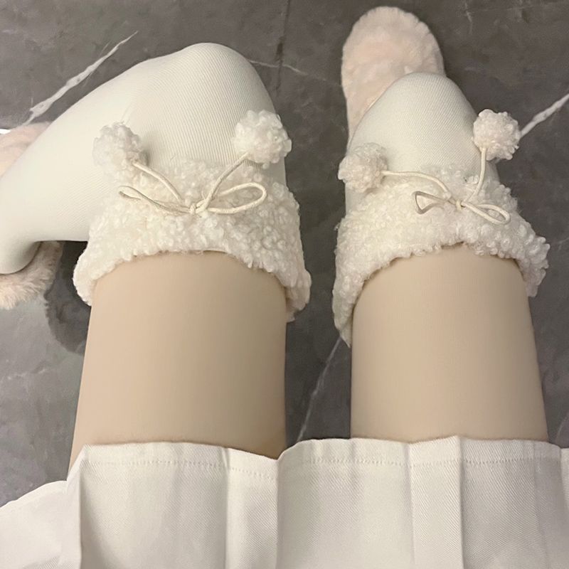 Tất dài Dày lolita jk Vớ đầu gối Mùa thu và mùa đông Vớ dễ thương