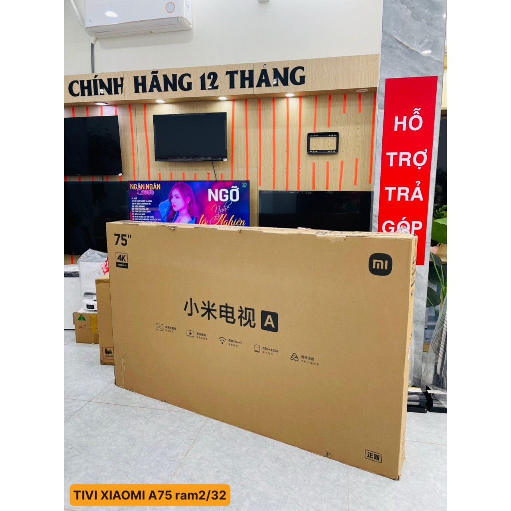 Tivi Xiaomi A75 75 inch 2024 - Bản Nội Địa - SẴN TV, GIỌNG NÓI TV