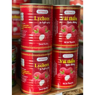 Vải thiều bitraco - lon 565g