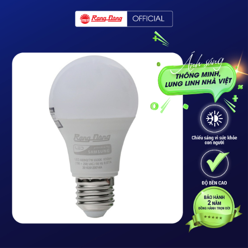  Bóng đèn LED BULB tròn 3W 5W 7W 9W Rạng Đông 