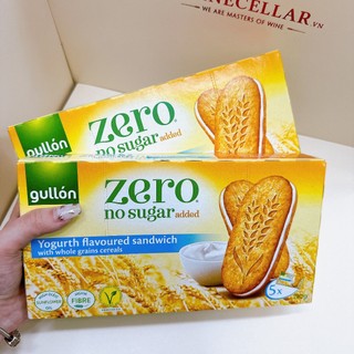 Bánh Gullon, ăn kiêng, không đường, nhân sữa chua 220g