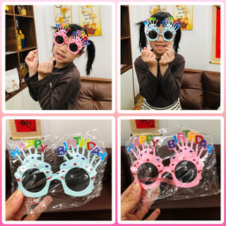 Kính đeo chữ Happy Birth Day ngộ nghĩnh