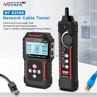Máy dò dây, test cáp mạng, đo chiều dài, test flash Switch POE Noyafa NF 8209S