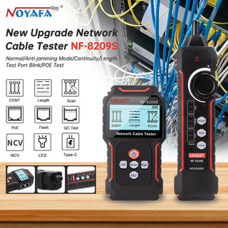 Máy dò dây, test cáp mạng, đo chiều dài, test flash Switch POE Noyafa NF 8209S