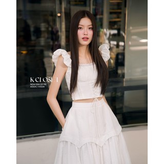 Áo croptop cúp ngực đan dây, thời trang thiết kế K Closet A1004
