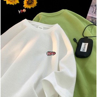 Áo Phông Form Rộng Camp-  Áo Thun Tay Lỡ Nam Nữ Unisex chất dệt tổ ong cao cấp thoáng mát – Maylinhshop