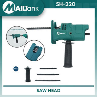 Đầu chuyển đổi máy khoan MailTank SH220 Bộ Chuyển Đổi đầu Máy Khoan thành cưa lọng 3 lưỡi thanh inox giúp cân bằng lưỡi