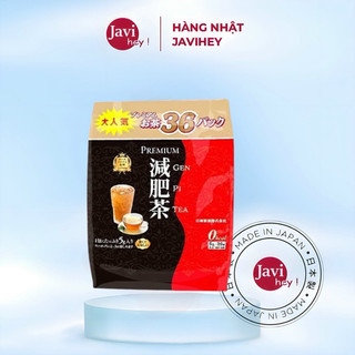 Trà giảm cân thải độc Hayari Genpi Premium36 gói trà, từ thảo mộc giúp giảm mỡ thừa, thanh lọc cơ thể Nhật Bản