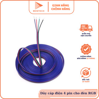 Dây cáp điện 4 pin nối dài không cần hàn cho đèn led RGB 3528/5050
