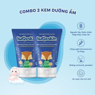 2 Kem dưỡng ẩm mềm da Kutieskin 30gr chuyên biệt dành riêng cho trẻ sơ sinh và trẻ nhỏ - KKA01-2