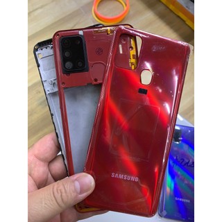Full Bộ xương vỏ điện thoại zin samsung A21s gồm Lưng, xương, sườn, phím bấm và kính camera , khay sim