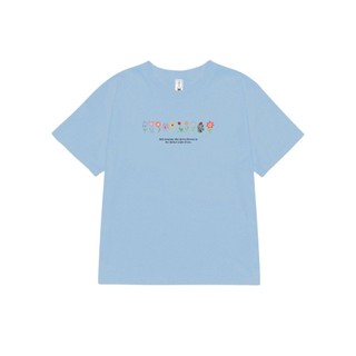 Áo baby tee, in VƯỜN HOA, áo thun nữ, 100% cotton, co giãn 4 chiều
