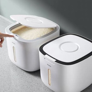 Thùng Đựng Gạo Nhà Bếp ECOCO Loại 5 và 10 Kg Tặng Kèm Cốc Đong, Chống Thấm Chống Ẩm Chống Mối Mọt