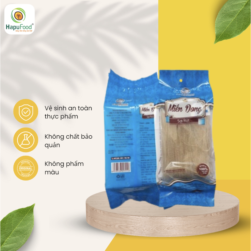 Miến dong sợi rút gói 500g HAPUFOOD, bữa sáng dinh dưỡng