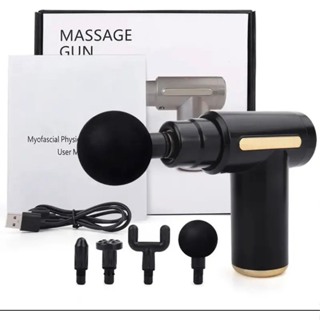 Máy massage cầm tay mini đấm lưng mát xa trị liệu cổ vai gáy 4 đầu 6 chế độ