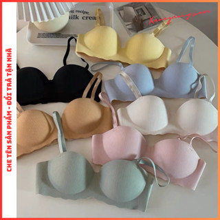 Áo ngực nữ đúc su không gọng mềm mại thoáng mát, Áo lót không dây đệm mút bàn tay nâng ngực sexy gợi cảm (ÁO KẺ)