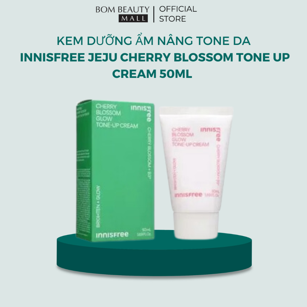 Kem Dưỡng Ẩm Nâng Tone Da Innisfree Jeju Cherry Blossom Tone Up Cream 50ml