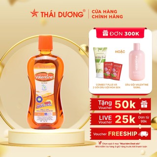 Nước súc miệng Valentine ngăn ngừa nhiệt miệng, hôi miệng, sâu răng dành cho người lớn, trẻ em