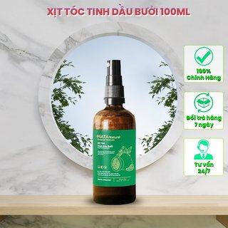 Xịt dưỡng tóc tinh dầu bưởi hata 100ml, xịt bưởi mọc tóc, giảm gãy rụng, làm mềm tóc