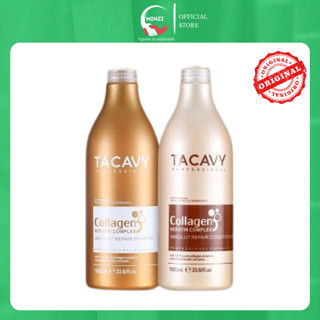 Cặp Dầu Gội Xả Tacavy 1000ML  Giảm Gãy Rụng Phục Hồi Tóc Hư Tổn Khô Xơ