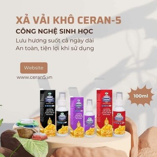 Xả vải khô, xịt thơm quần áo ceran 5