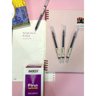 Bút nước mực tím học sinh baoke bk119/mini/pc5028 - bút gel baoke