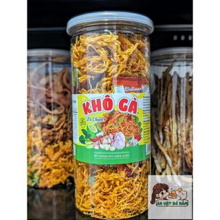 Khô gà lá chanh mềm ngon đậm vị hủ 300gr - ăn vặt bé nấm