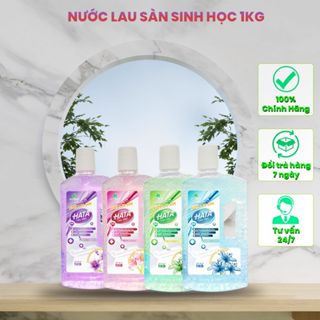  Nước lau sàn sinh học HATA 1kg các màu giao màu ngẫu nhiên  Tím Hồng Xanh Dương Xanh Lá  