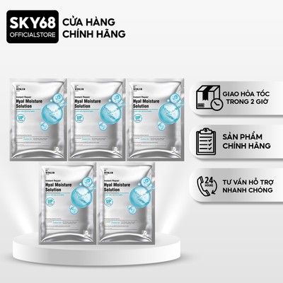 Combo 5 Mặt Nạ Cấp Ẩm Cấp Tốc Dr.Wonjin Instant Repair Hyal Moisture Solution 30ml x5 - HYAL MOISTURE
