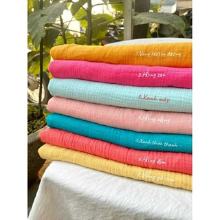 Vải xô muslin màu