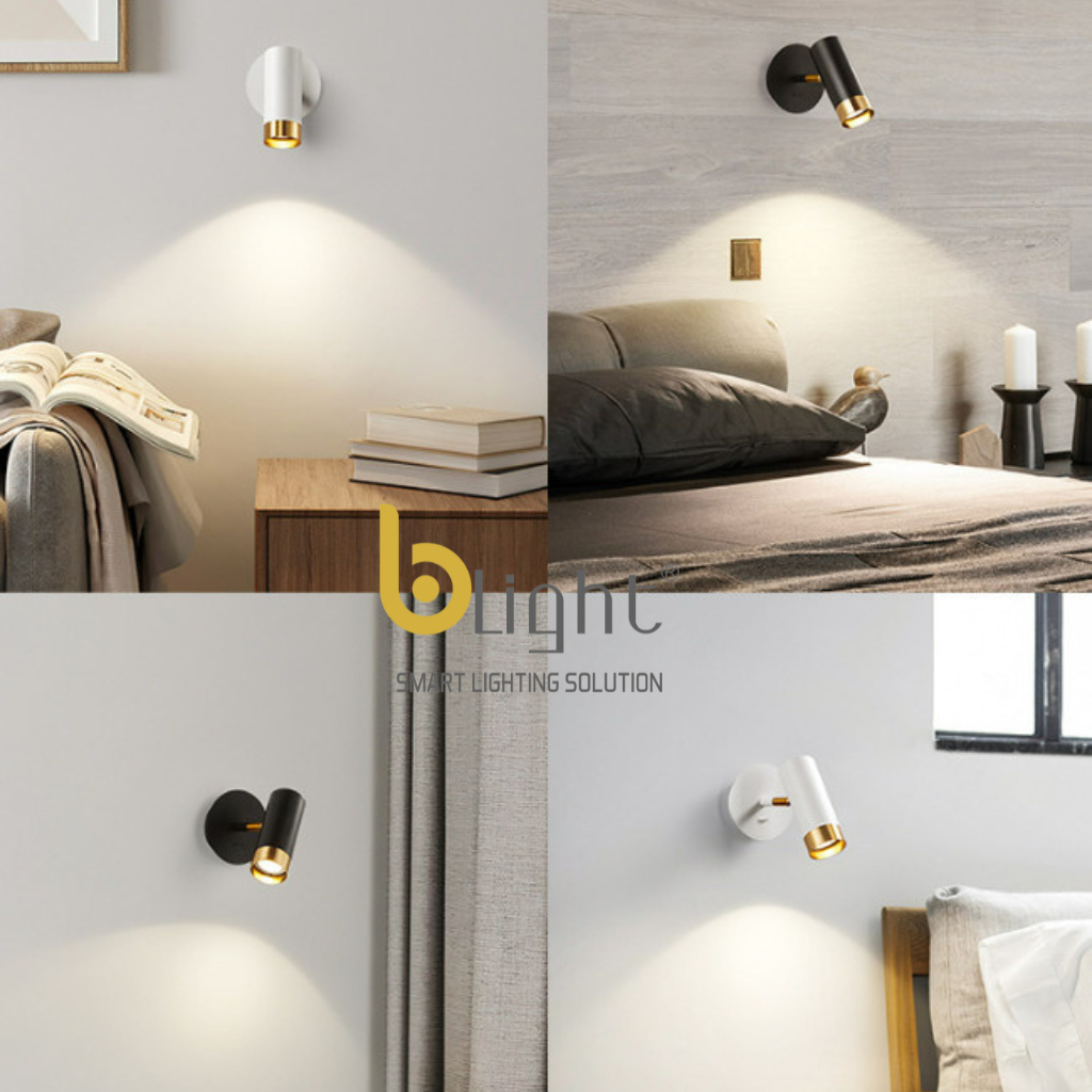 Đèn soi tranh 1 bóng công suất 3W   AP8110-1 BK