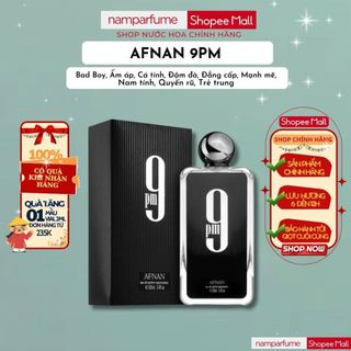 Nước hoa nam dubai afnan 9pm edp hương thơm cuốn hút mạnh mẽ và nam tính 10ml - namperfumee