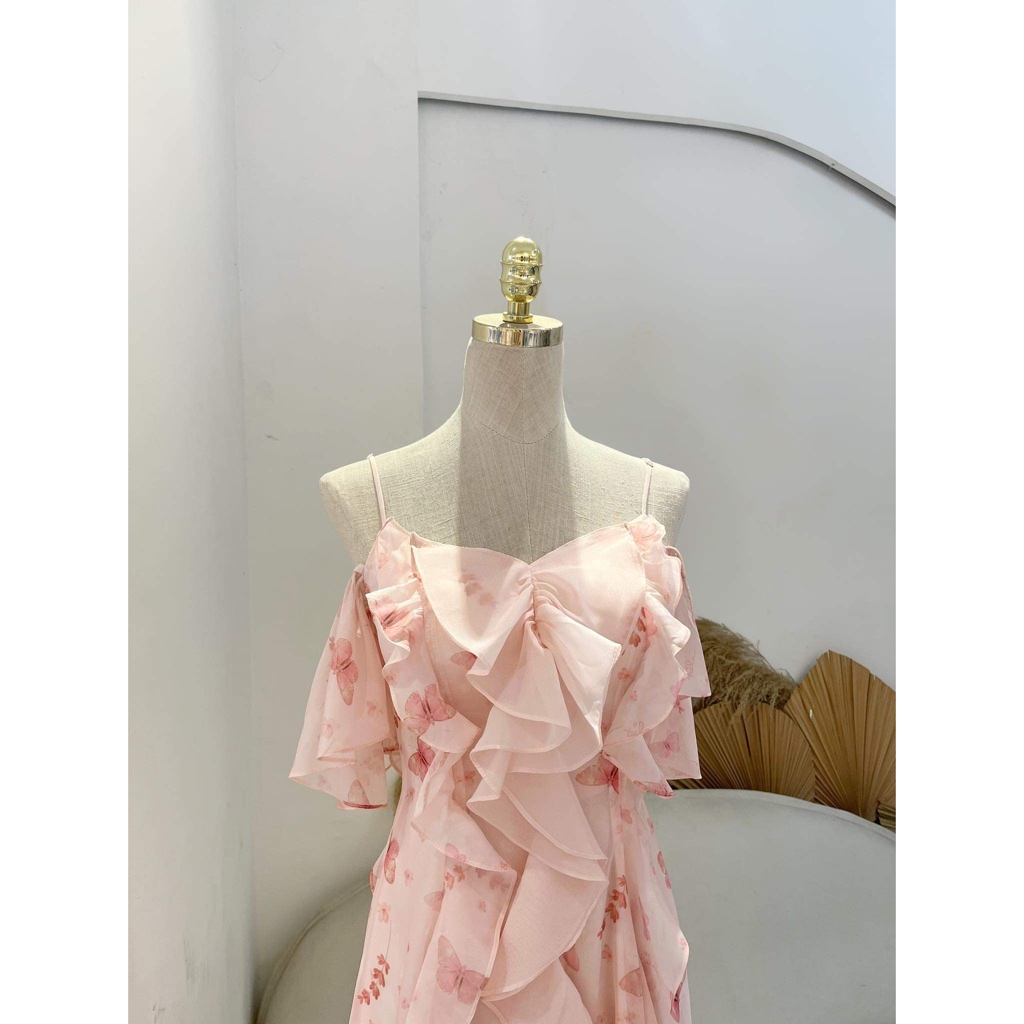 TIELA Đầm váy hoa bèo hồng -Calantha Dress | BigBuy360 - bigbuy360.vn