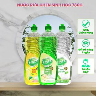  Nước rửa chén sinh học HATA 780G các mùi giao mùi ngẫu nhiên   Chanh Gừng Trà xanh  