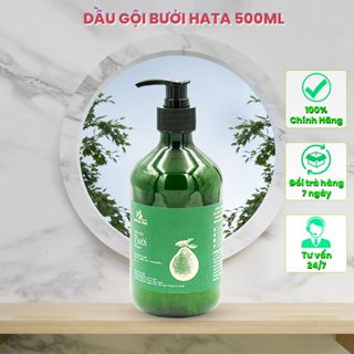  Dầu gội bưởi HATA hỗ trợ tóc dày mượt chắc khỏe 500ml 