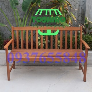 Ghế gỗ cao cấp băng bench dài ngoài trời, Ghế chờ sân vườn trong nhà cao cấp hàng xuất khẩu
