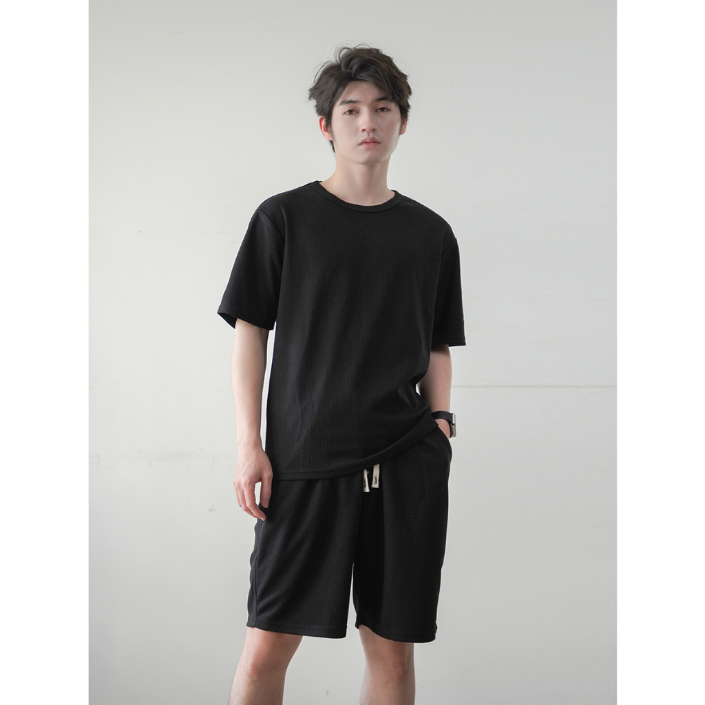 [Xả kho] Bộ Thể Thao Nam Mùa Hè QTHOUSE, Set Đồ Bộ Cộc Tay Nam Form Dáng Oversize Trẻ Trung BO1