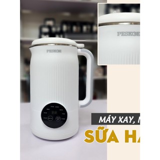 Máy làm sữa hạt Peskoe 1 lít - 8 chế độ nấu công nghệ Đức tốt cho sức khoẻ