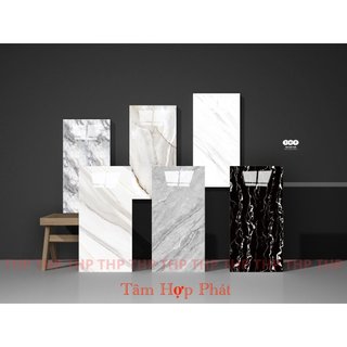 Xốp PVC dán tường cao cấp giả gạch 3D - Tâm Hợp Phát - bóng , đẹp, keo chắc chắn siêu dính