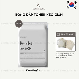 SẴN (Dermabell) Bông đắp toner kéo giãn Hàn Quốc bông lotion đắp mask