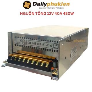 Nguồn tổ ong 12V 40A 480w có quạt loại MẠCH TỐT - bảo hành 1 năm dailyphukien