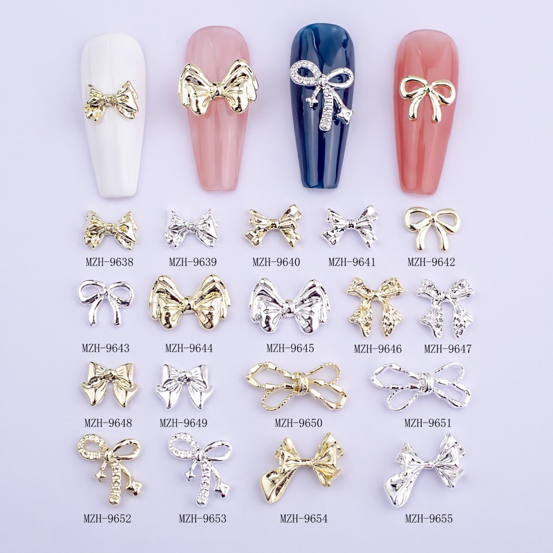Charm kiểu siêu sáng trang trí móng tay (giá 1 charm)