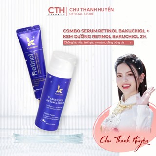 Combo serum + kem dưỡng retinol bakuchiol 2% - K Lady Care - Chu Thanh Huyền