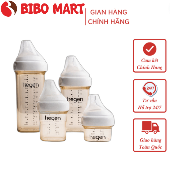 [CHÍNH HÃNG] Bình sữa Hegen PPSU 60ml/150ml /240ml/330ml .FULL BOX-ĐỦ SIZE