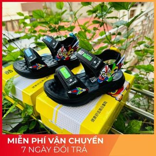 Dép sandal siêu nhân hot 2024 mã 802 quảng châu cao cấp cho bé trai bé gái từ 3 tuổi đến 15 tuổi