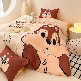 Drap Giường Cotton Chần Bông Be Phối Nấu Hoạt Hình Cực Sang (chọn mẫu) Cotton M2*2M M4*2M M6*2M-M8*2M