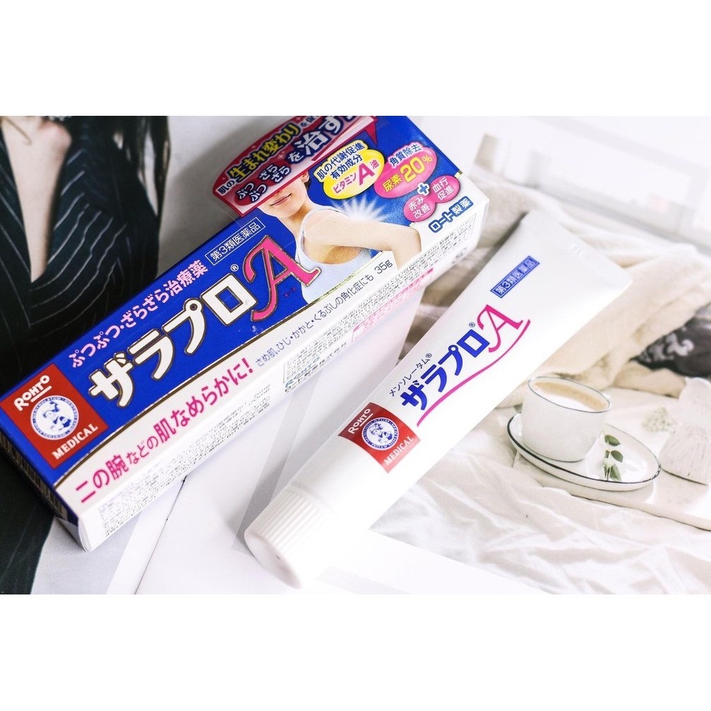 Kem Viêm Nang Lông Rohto Zaraporo 35g Nhật Bản