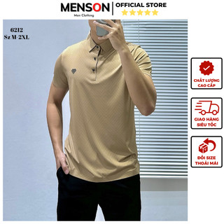 Áo thun nam hàng hiệu cao cấp chất mát chuẩn phom xịn đẹp Menson MH4-6212 Áo thun nam cotton cao cấp mùa hè 2024