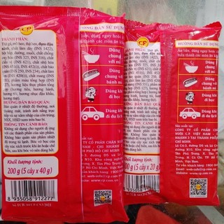 xúc xích heo ăn liền CP